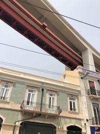 Low angle view of building against sky