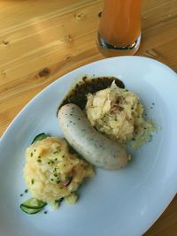 Close-up of food in plate