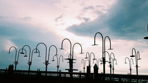 Text against sky at sunset