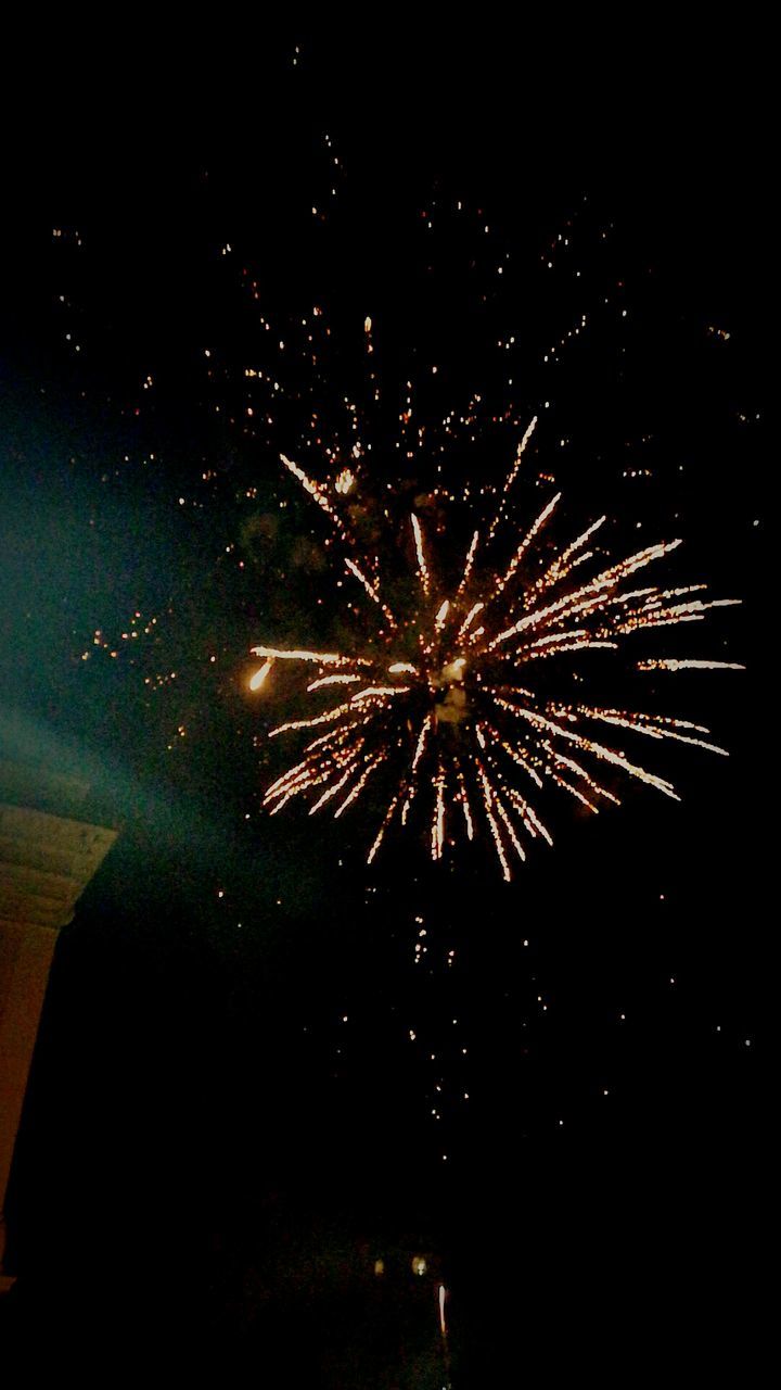 FIREWORKS DISPLAY AT NIGHT