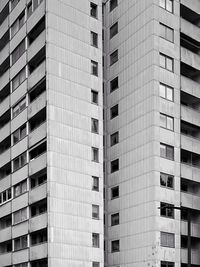 Low angle view of modern buildings in city