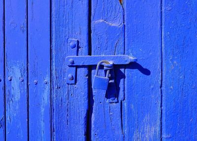 Close-up of wooden door
