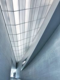 Low angle view of illuminated ceiling in building