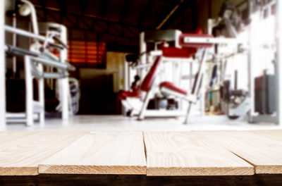 Close-up of hardwood floor at home