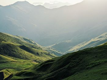 Scenic view of mountains