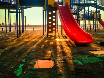 Jungle gym at playground