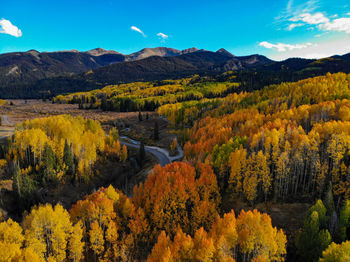 Fall near kebler pass, colorado