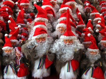 Close-up of christmas decorations