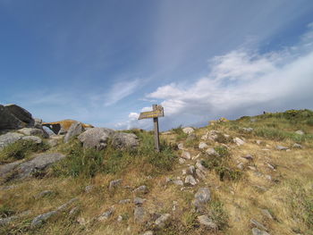 View of landscape against sky