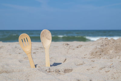 Scenic view of beach