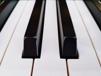 Full frame shot of piano keys