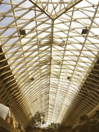 Low angle view of ceiling