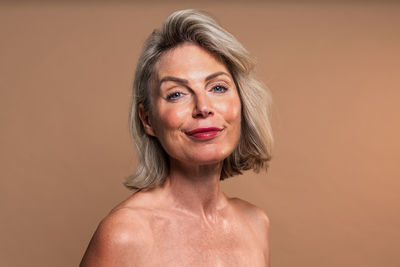 Close-up of young woman