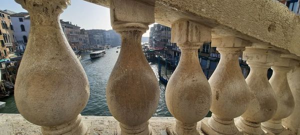 Panoramic view of people in city