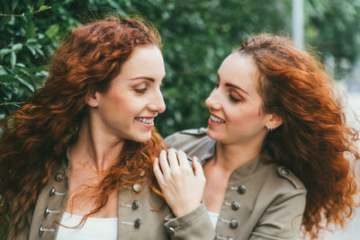 Portrait of a smiling young woman