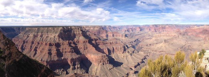 Panorama of the grand canyon from the south rim, arizona