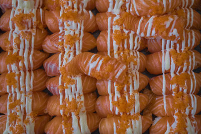 Full frame shot of food for sale at market stall