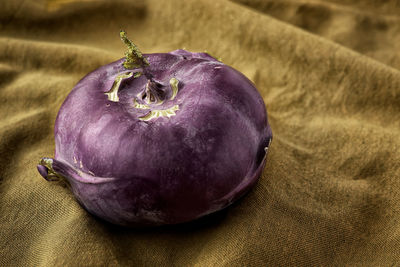 Close-up of purple bread