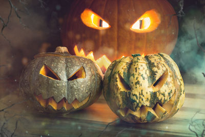 Close-up of pumpkin pumpkins