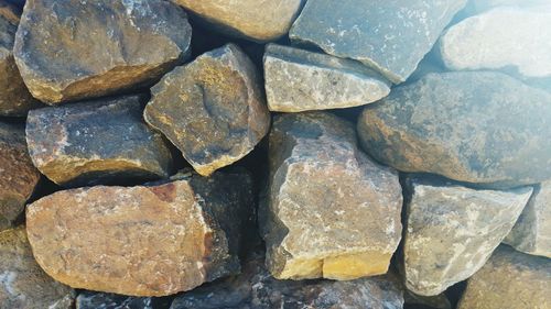 Full frame shot of rocks