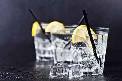 Close-up of drink on table