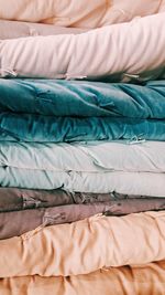 Stack of duvets