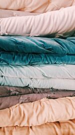 Stack of duvets