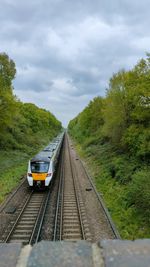 Train on railway track