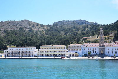 View of buildings at waterfront