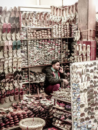 Man in a store