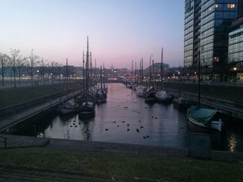 View of city at waterfront