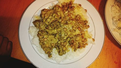 Close-up of food in plate