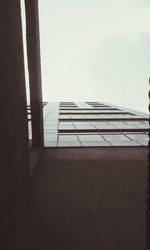 Low angle view of modern building against sky