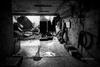 View of abandoned building
