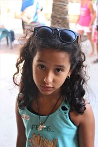 Close-up portrait of girl
