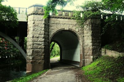 Archway of old building