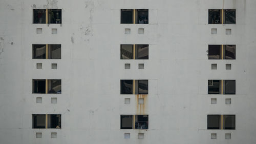 Full frame shot of residential building