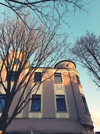 Low angle view of building against sky