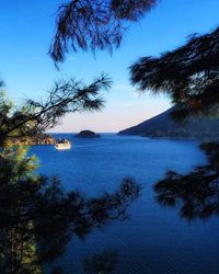 Scenic view of calm sea against sky