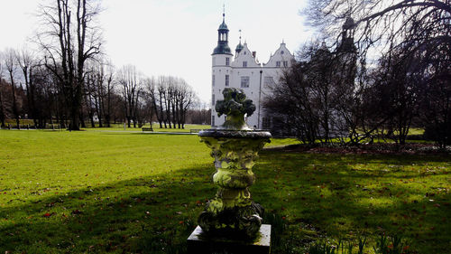 Statue in park