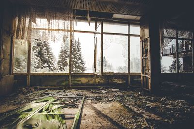 Interior of abandoned room