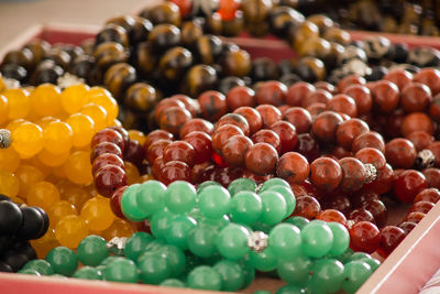 Close-up of multi colored candies