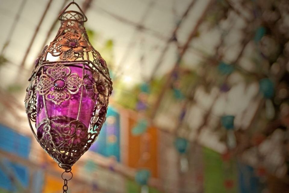 focus on foreground, close-up, art and craft, decoration, creativity, pattern, design, art, multi colored, indoors, selective focus, hanging, day, no people, tradition, built structure, ornate, cultures, architecture