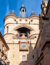 Low angle view of historic building against sky