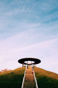 People relaxing on grass