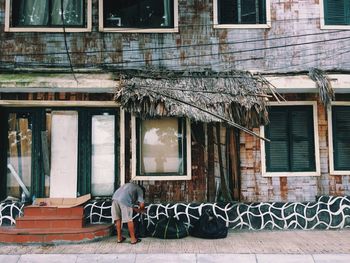 Full length of man in city