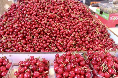 Close-up of fruits for sale at market stall