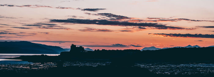 Scenic view of sky at sunset