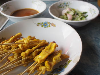 Close-up of food served in bowl