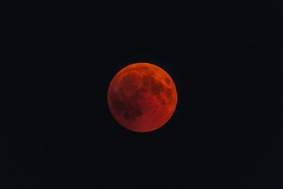 View of moon against sky at night